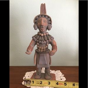 Terra Cotta Mayan Figurine